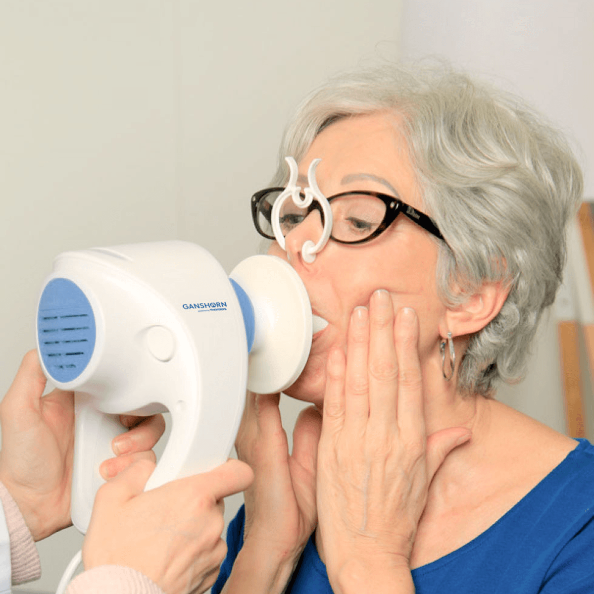 Clip nariz Ganshorn – Accesorio para pruebas de función pulmonar