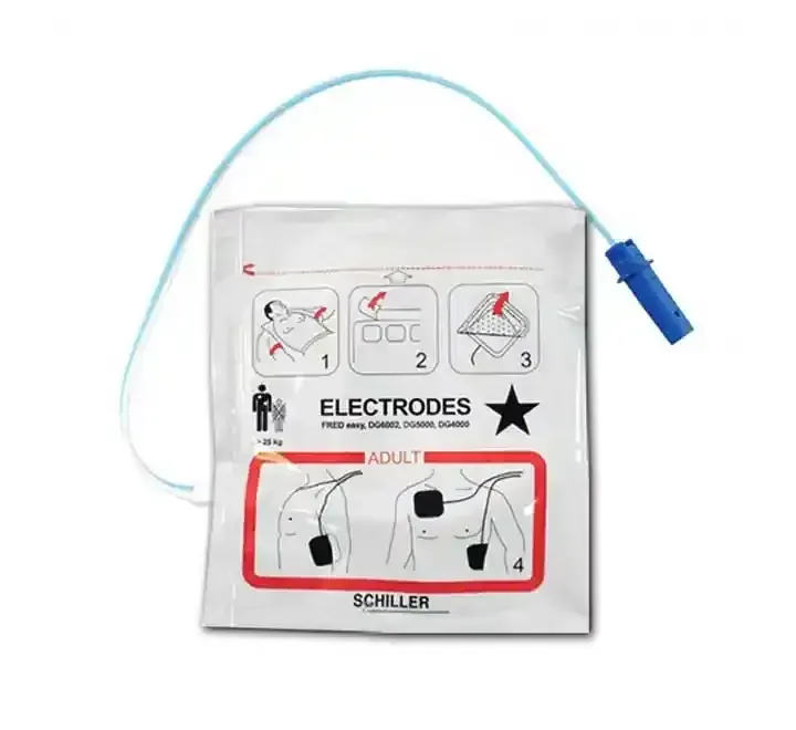 Electrodos de desfibrilación Schiller