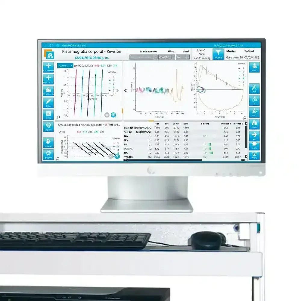 PowerCube Diffusion+ – Sistema de difusión pulmonar