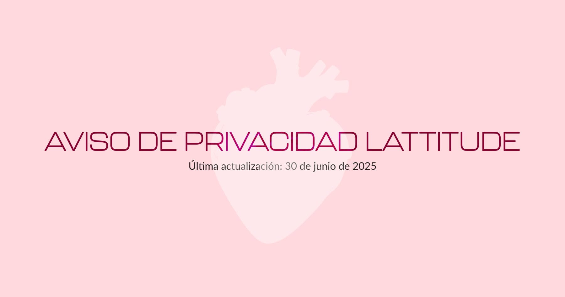 CONDICIONES DE USO DEL SITIO WEB DE LATTITUDE